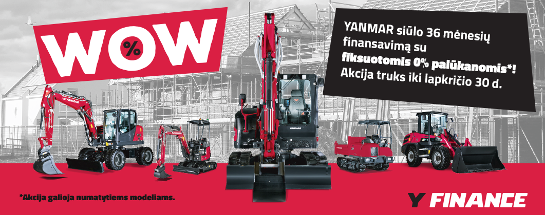 yanmar wow pasiulymas